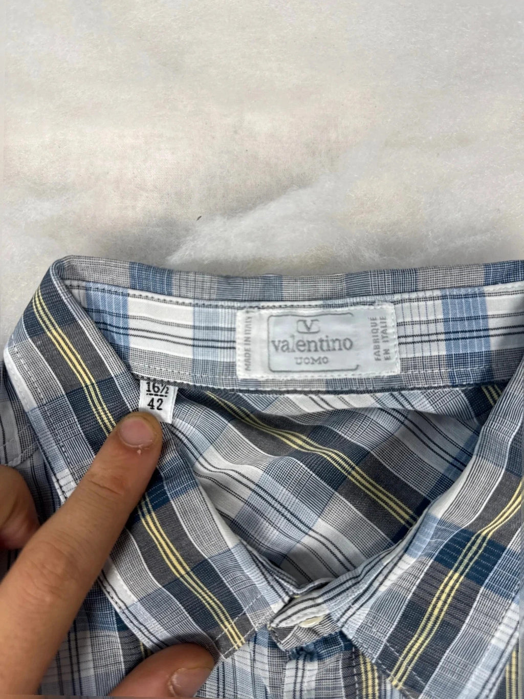 Camicia Valentino quadretti – Uomo Taglia L