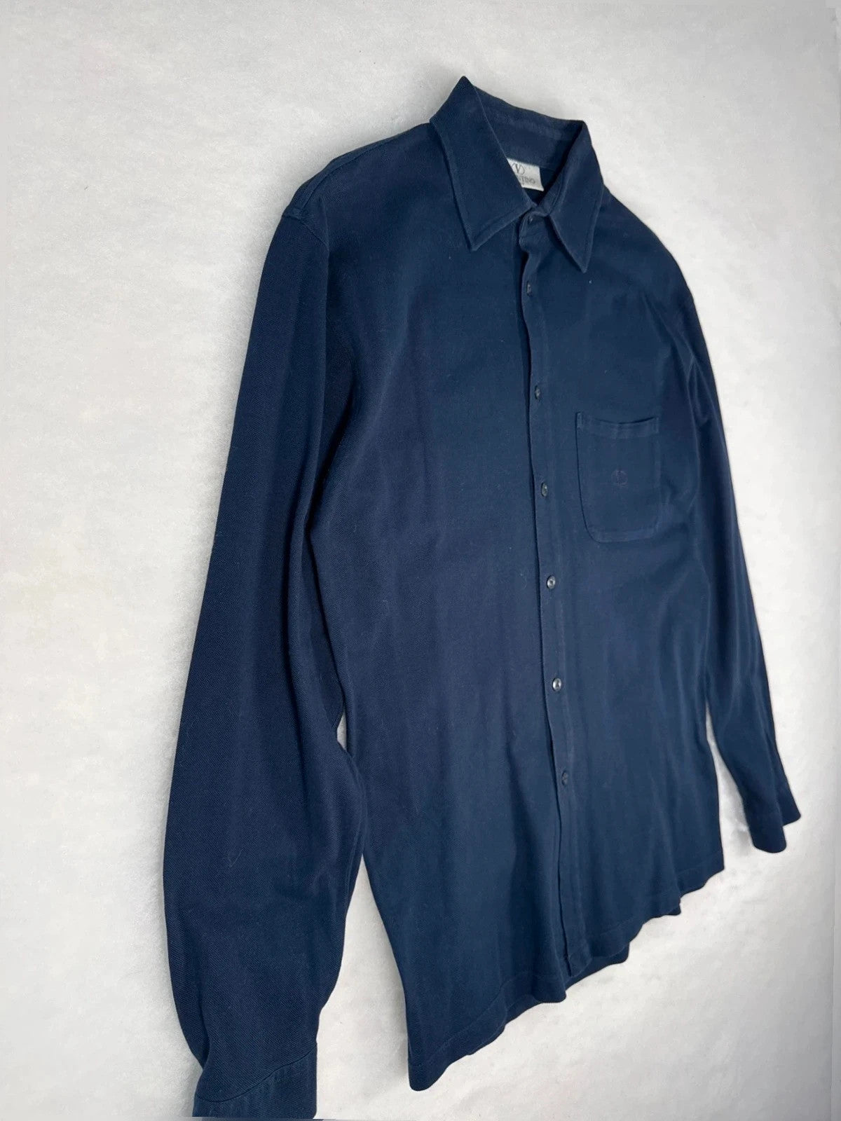 Polo Valentino Studio blu navy manica lunga – Uomo Taglia L