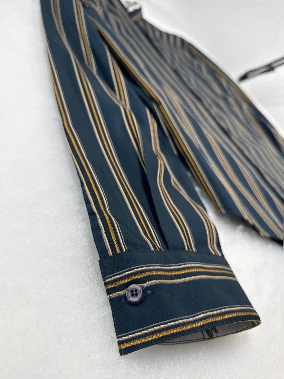 Camicia Just Cavalli righe nere e oro – Uomo Taglia L