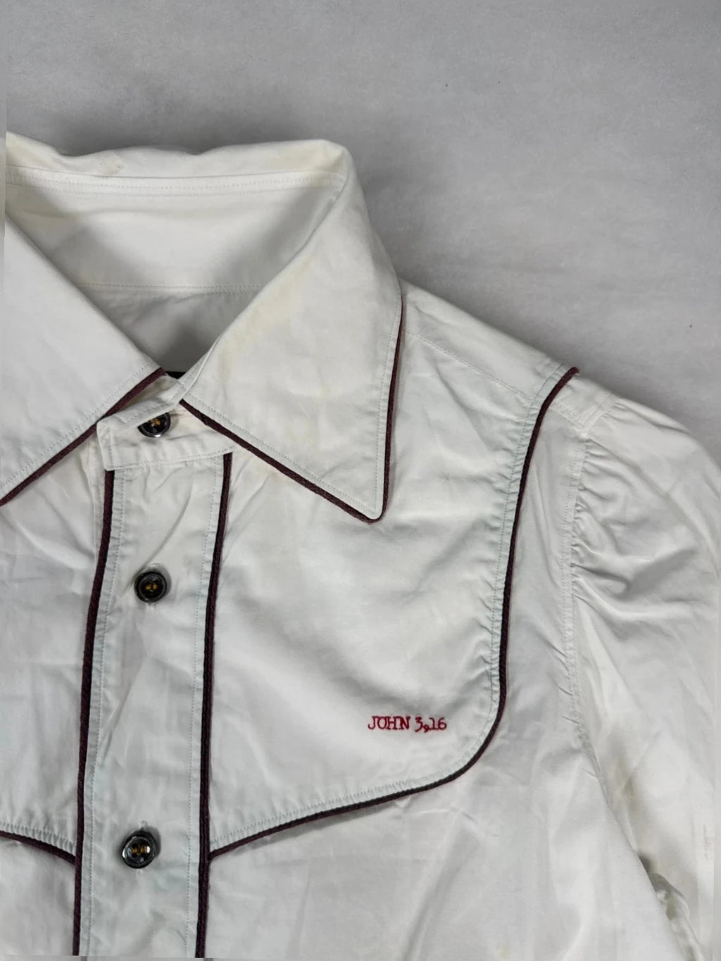Camicia Dsquared2 bianca profili neri – Uomo Taglia M
