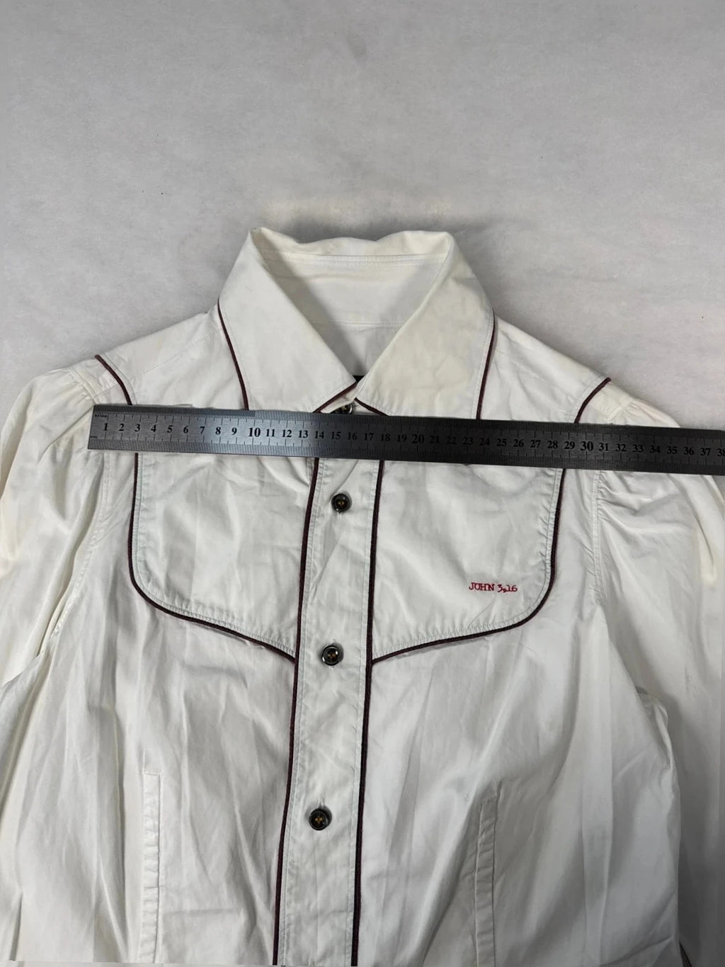 Camicia Dsquared2 bianca profili neri – Uomo Taglia M