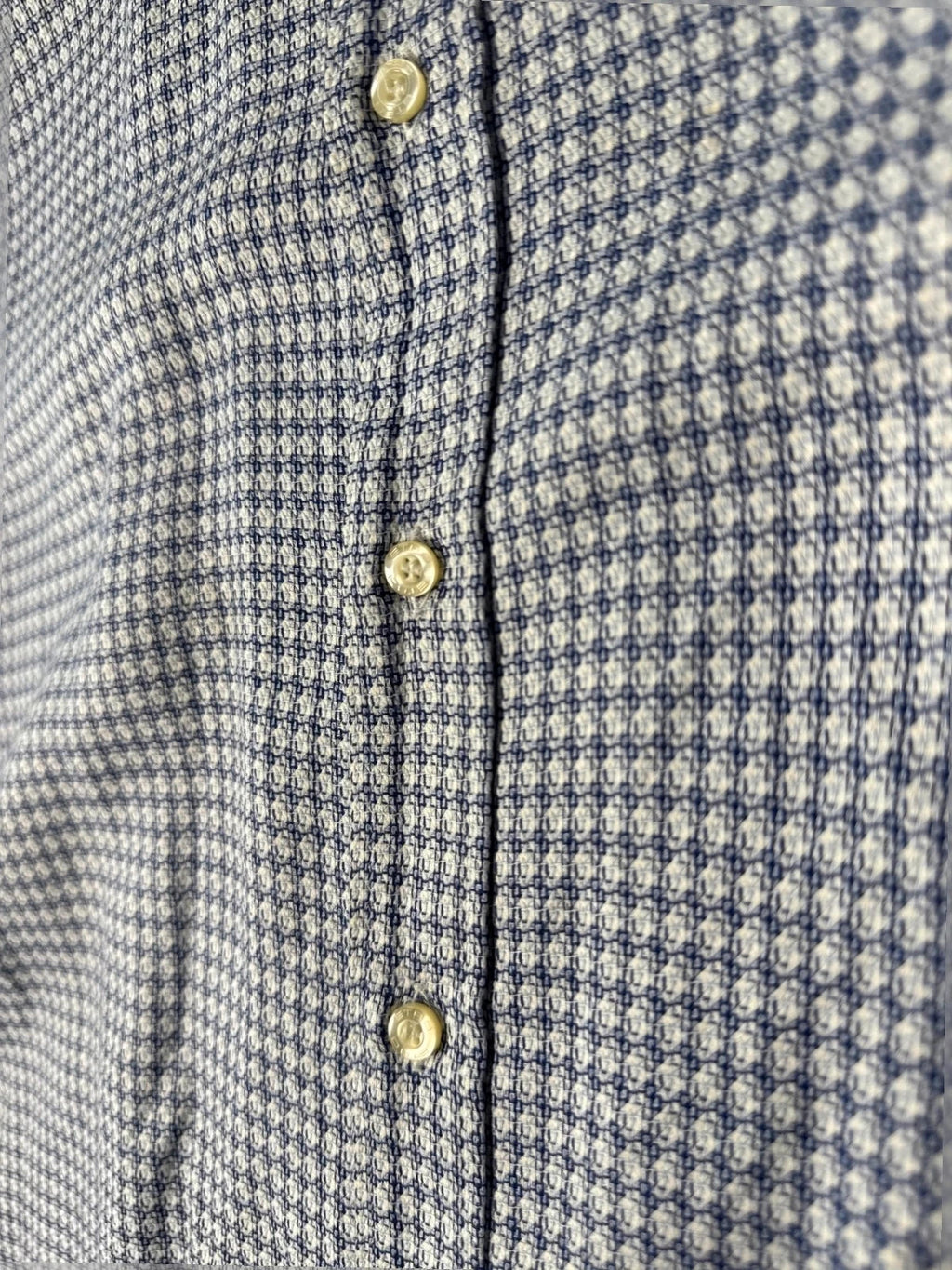 Camicia Etro fantasia geometrica blu – Uomo Taglia L