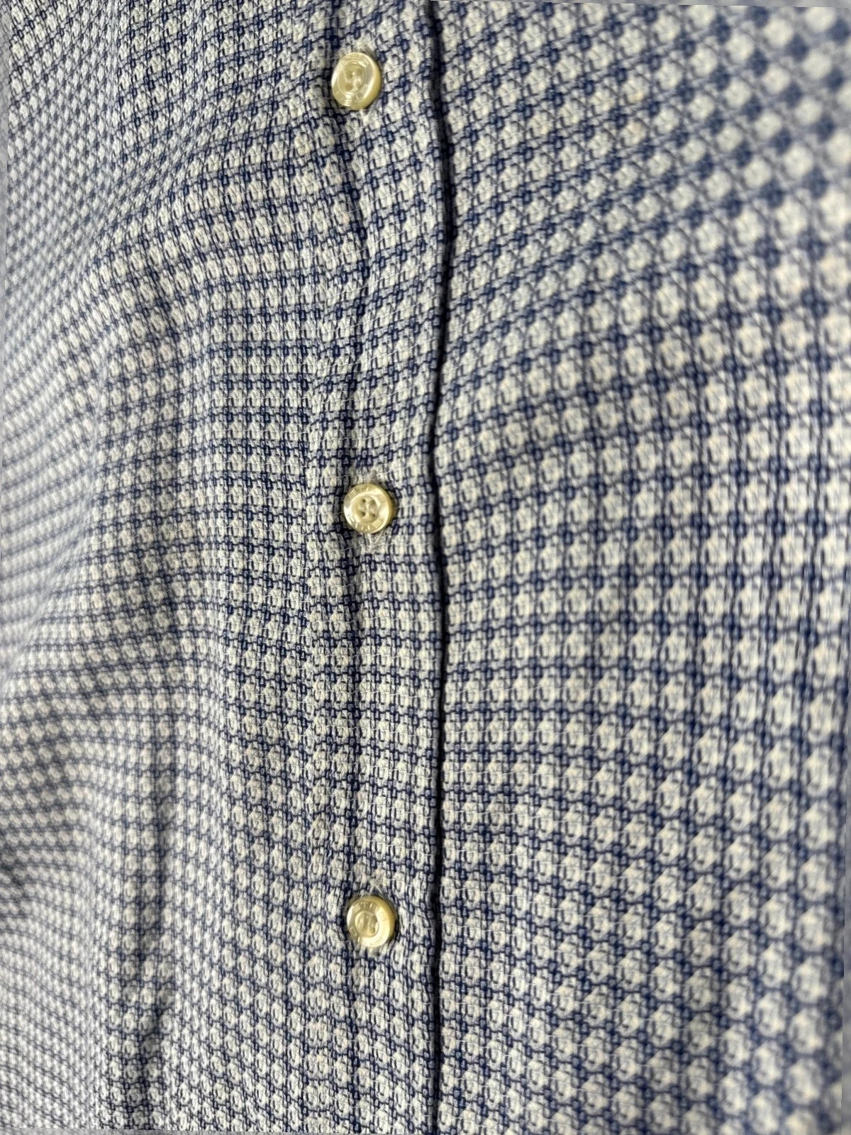 Camicia Etro fantasia geometrica blu – Uomo Taglia L
