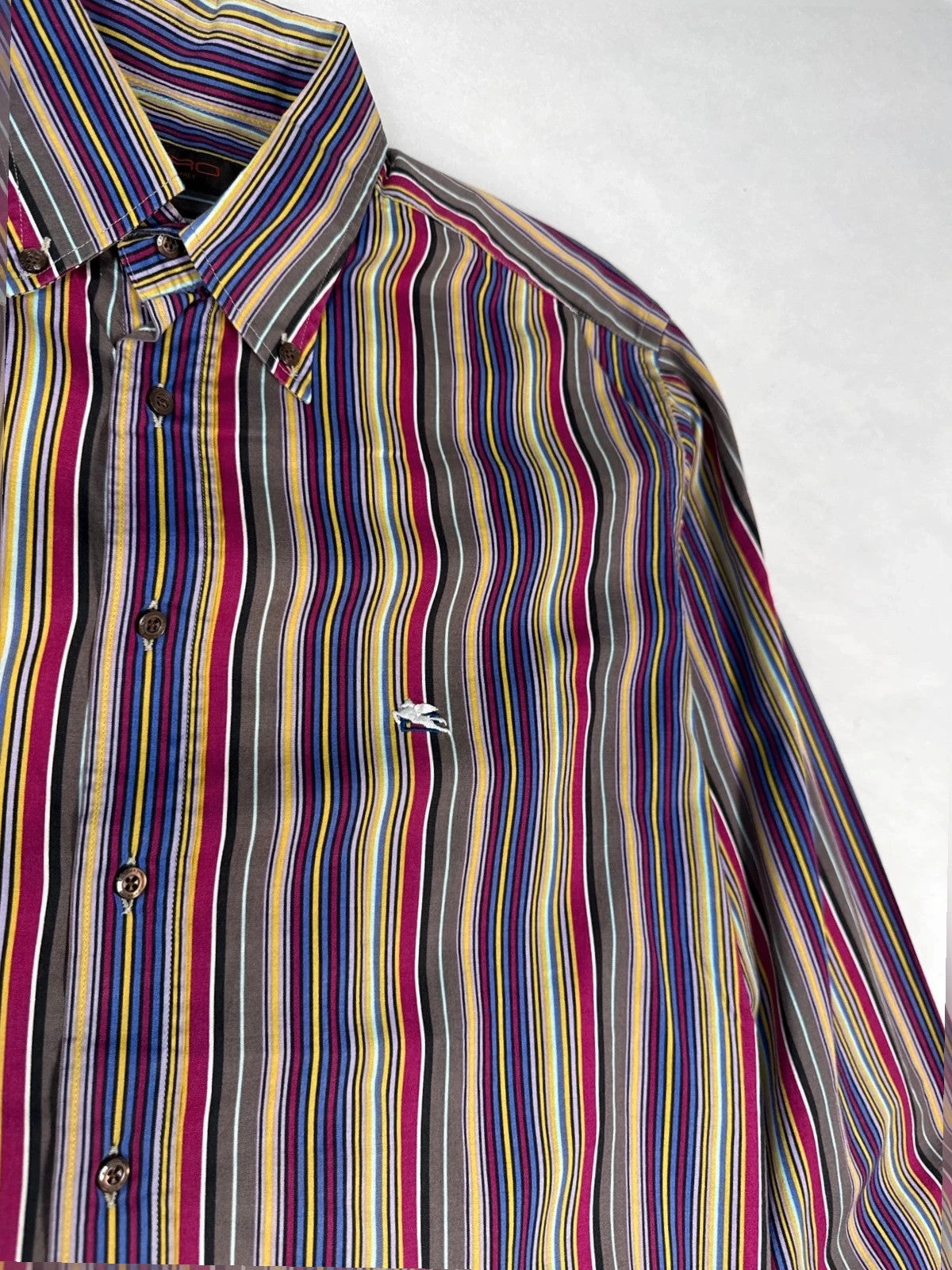 Camicia Etro righe multicolor – Uomo Taglia L