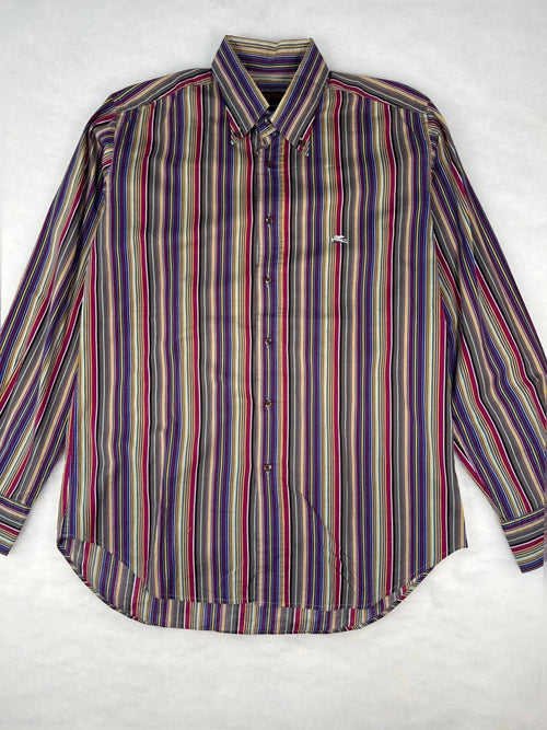 Camicia Etro righe multicolor – Uomo Taglia L