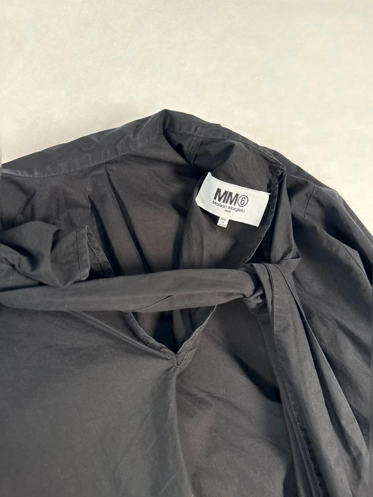 Blusa MM6 Maison Margiela nera oversize – Donna Taglia M (IT 42)