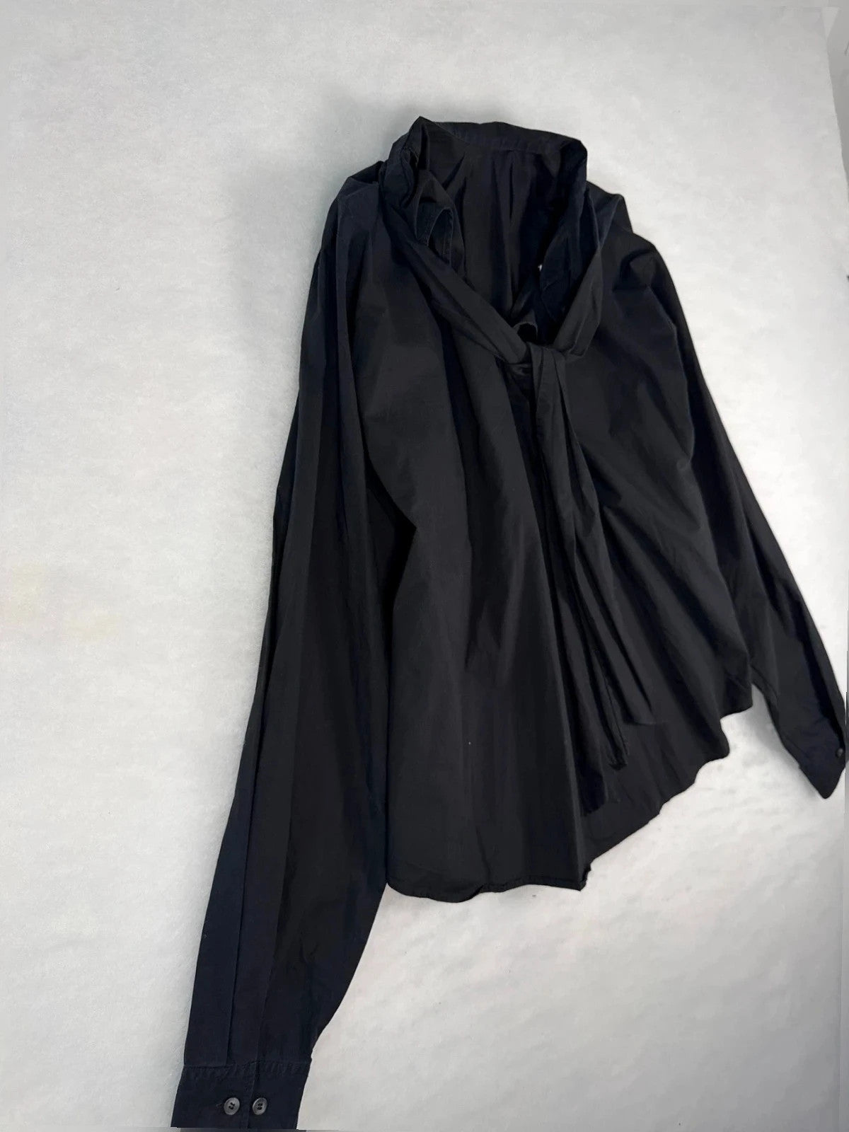 Blusa MM6 Maison Margiela nera oversize – Donna Taglia M (IT 42)