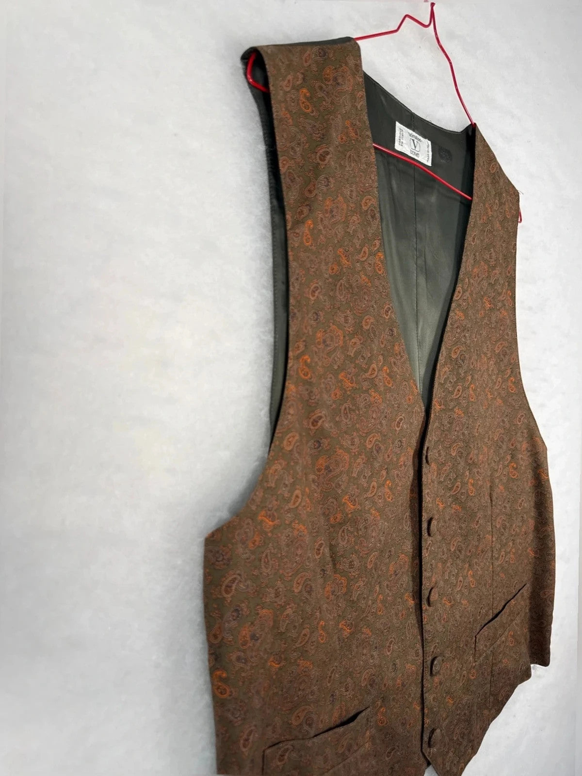 Gilet Valentino paisley – Uomo Taglia 50