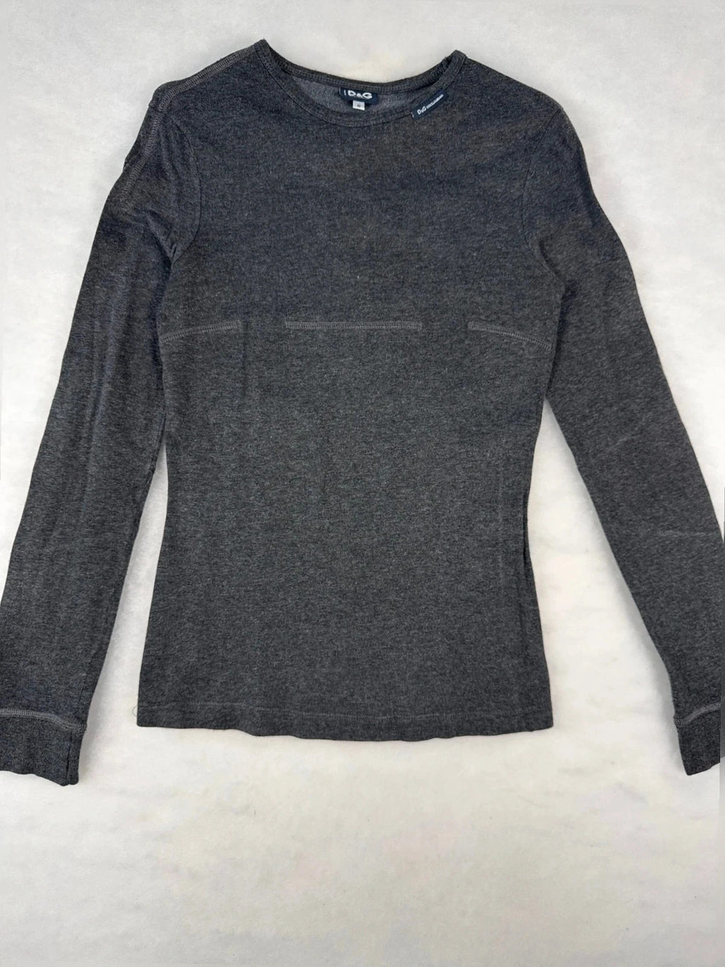 Top Dolce & Gabbana grigio manica lunga – Donna Taglia S (IT 40)