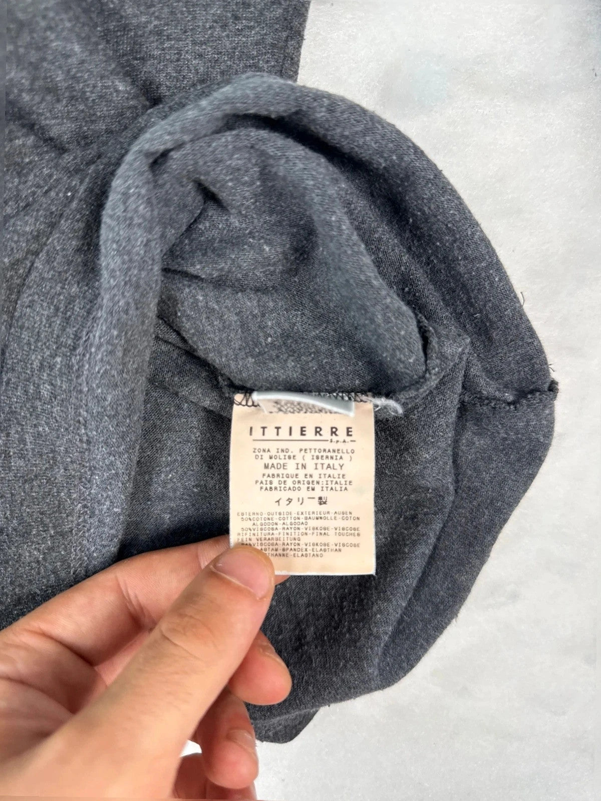 Top Dolce & Gabbana grigio manica lunga – Donna Taglia S (IT 40)