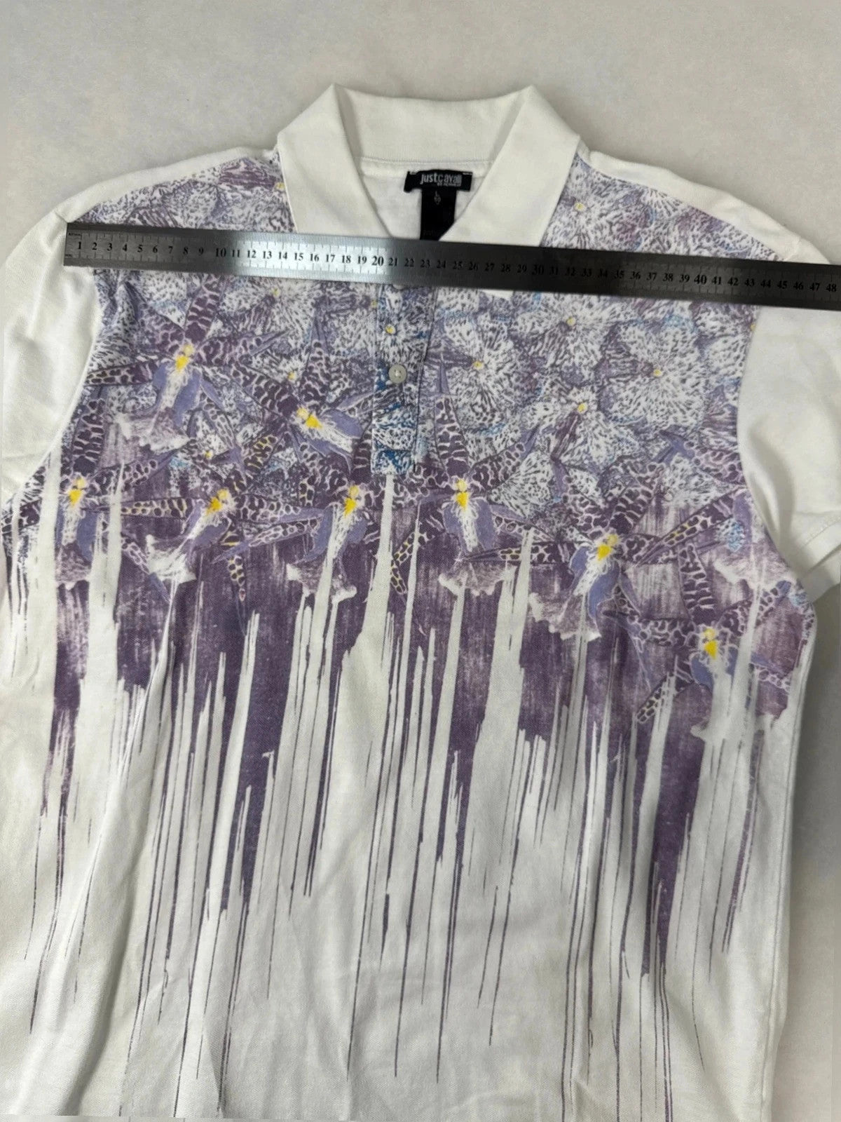 Polo Just Cavalli stampa astratta – Uomo Taglia L
