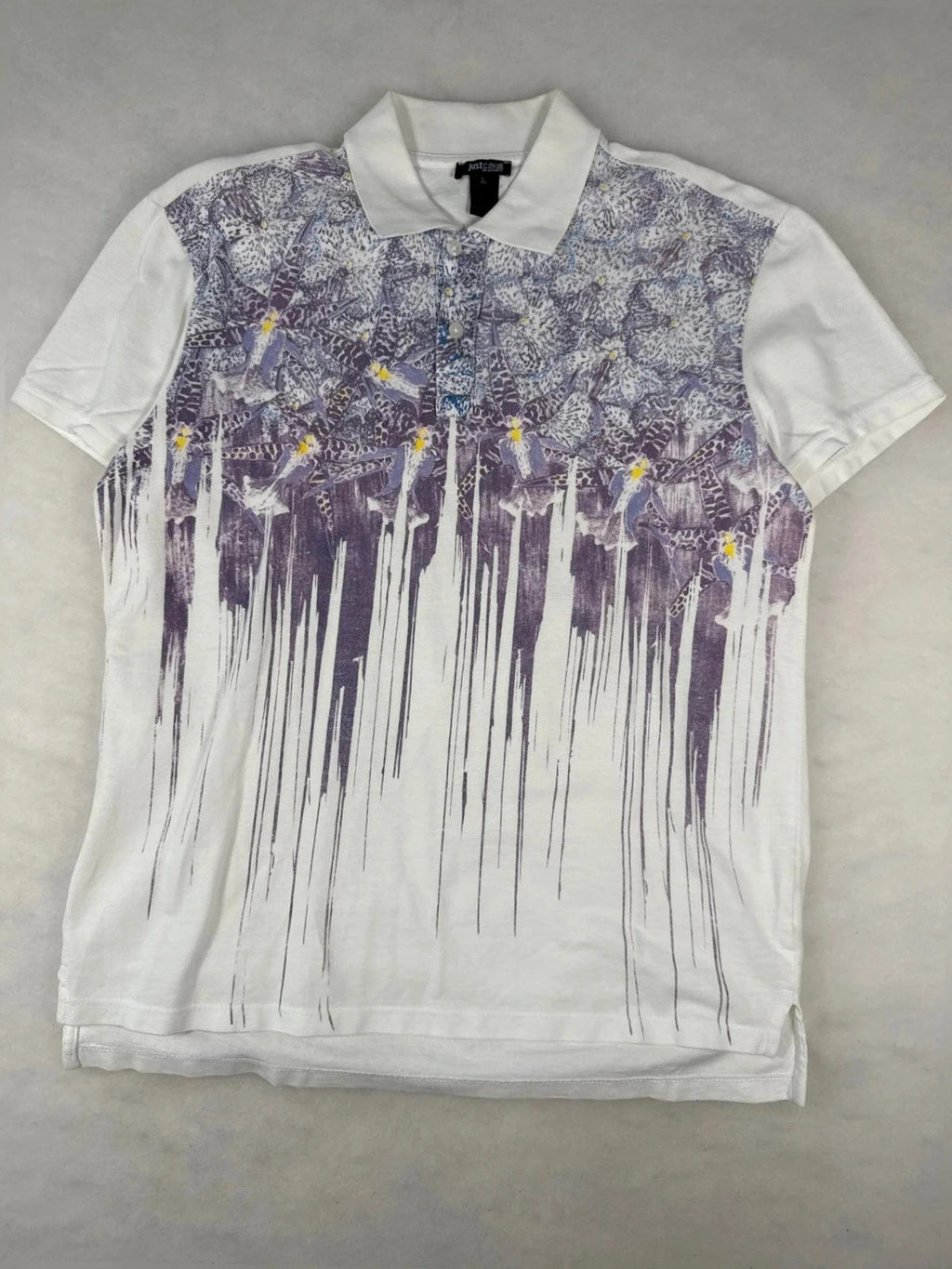 Polo Just Cavalli stampa astratta – Uomo Taglia L