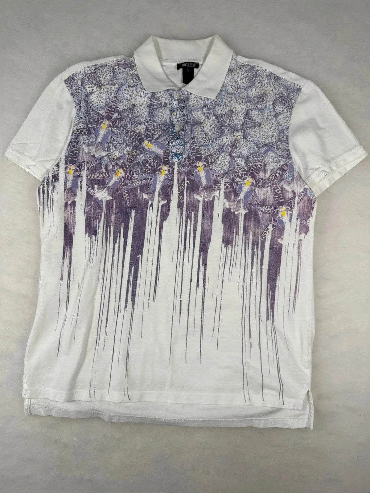Polo Just Cavalli stampa astratta – Uomo Taglia L