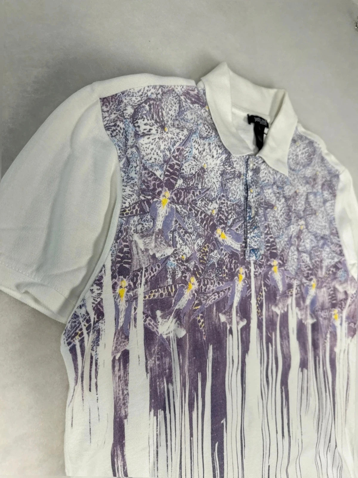 Polo Just Cavalli stampa astratta – Uomo Taglia L