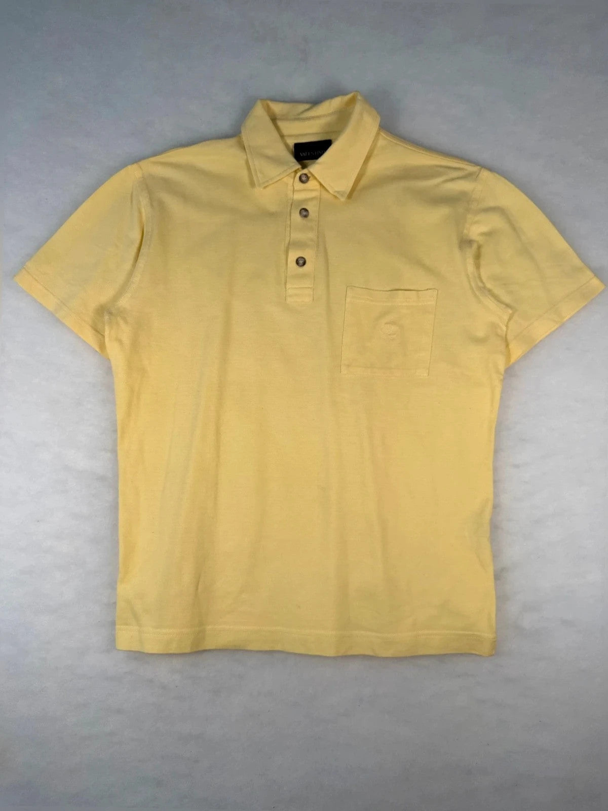 Polo Valentino gialla manica corta – Uomo Taglia L