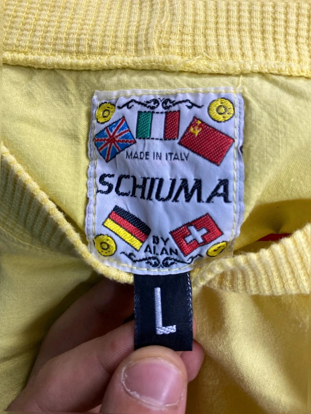T-shirt Schiuma by Alan Vintage Uomo – Taglia L