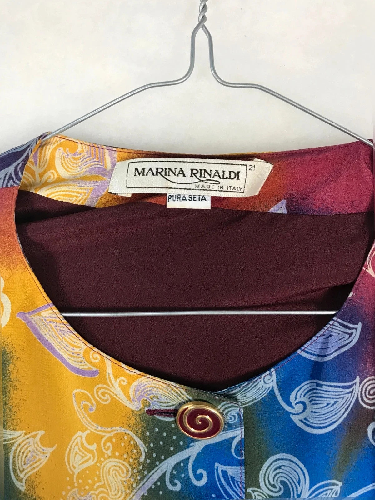 Bluse Marina Rinaldi Vintage Donna – Taglia L (IT 44)