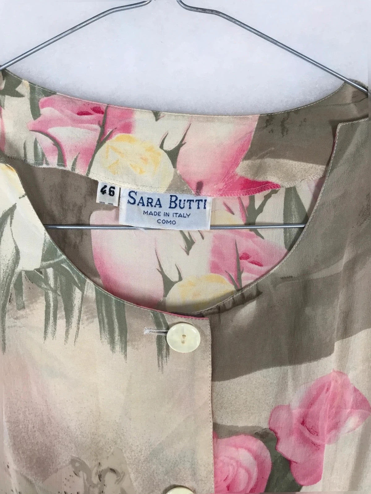 Camicie Sara butti Vintage Donna – Taglia XL (IT 46)