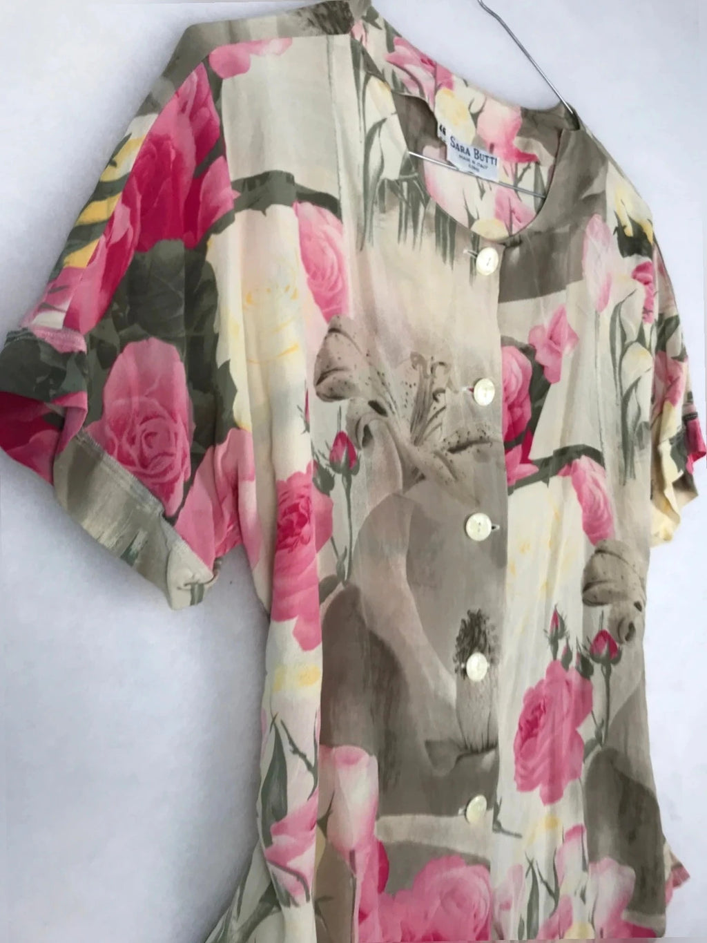 Camicie Sara butti Vintage Donna – Taglia XL (IT 46)