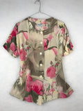 Camicie Sara butti Vintage Donna – Taglia XL (IT 46)