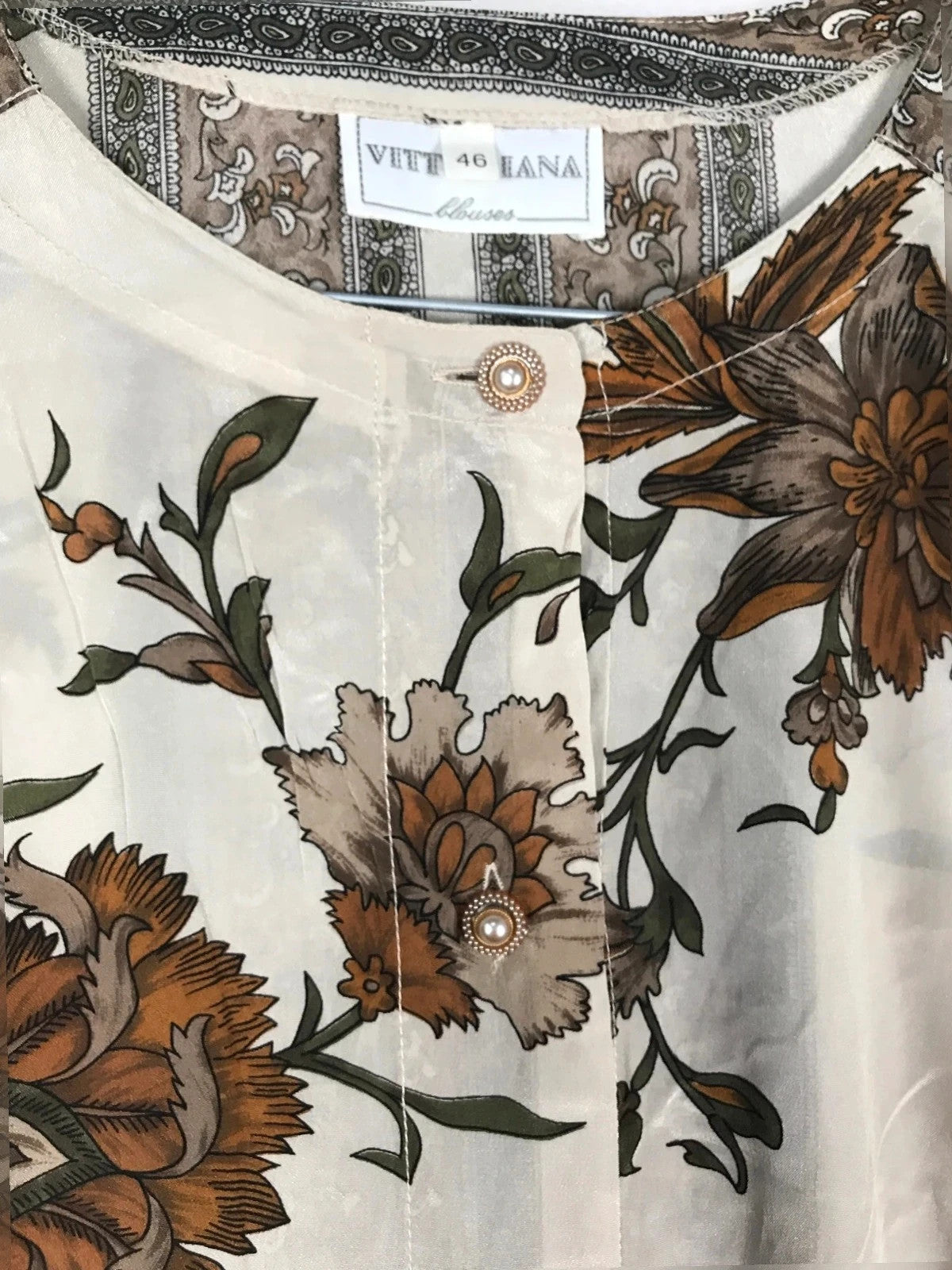 Bluse Vintage Donna – Taglia XL (IT 46)
