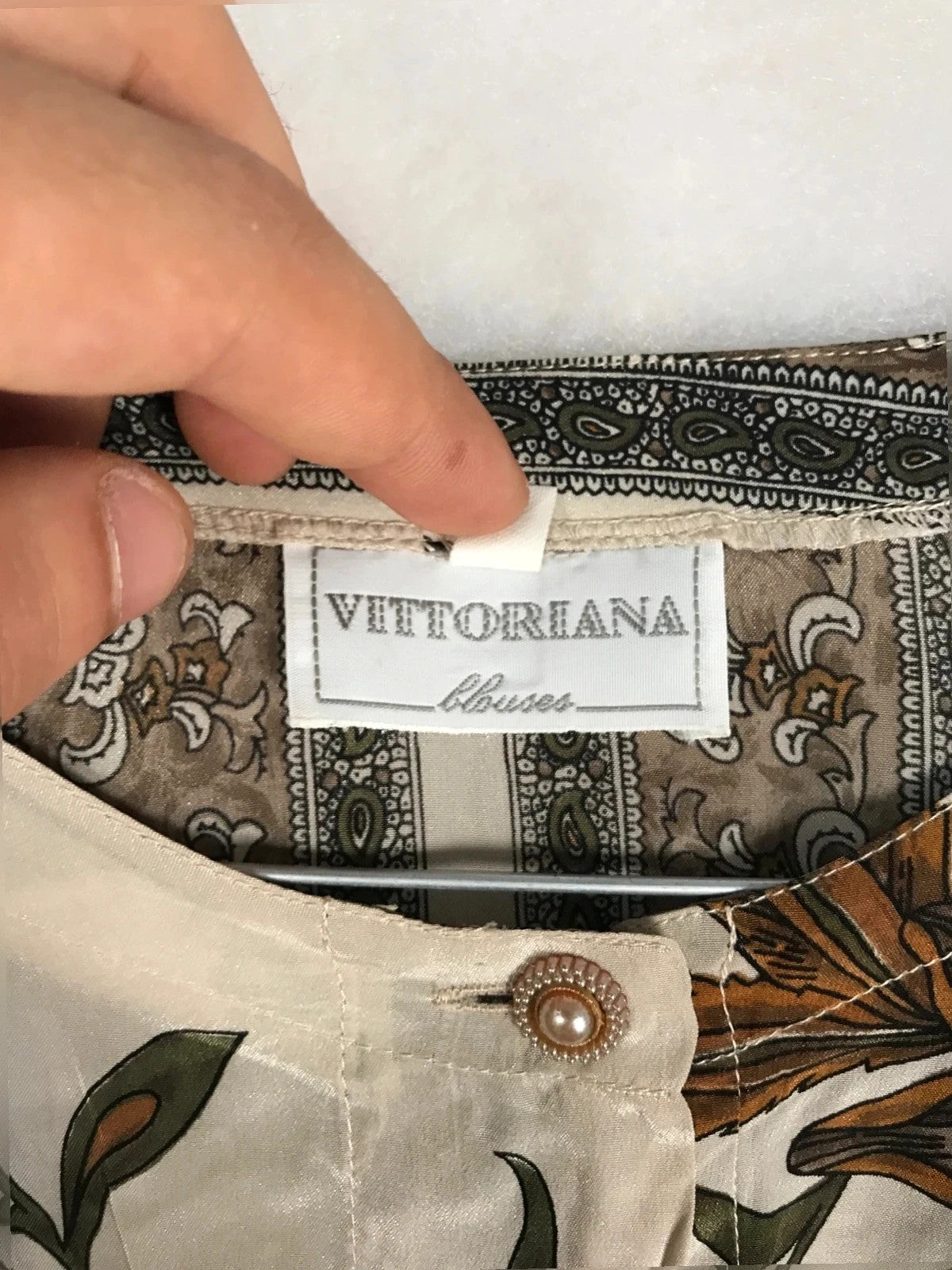 Bluse Vintage Donna – Taglia XL (IT 46)