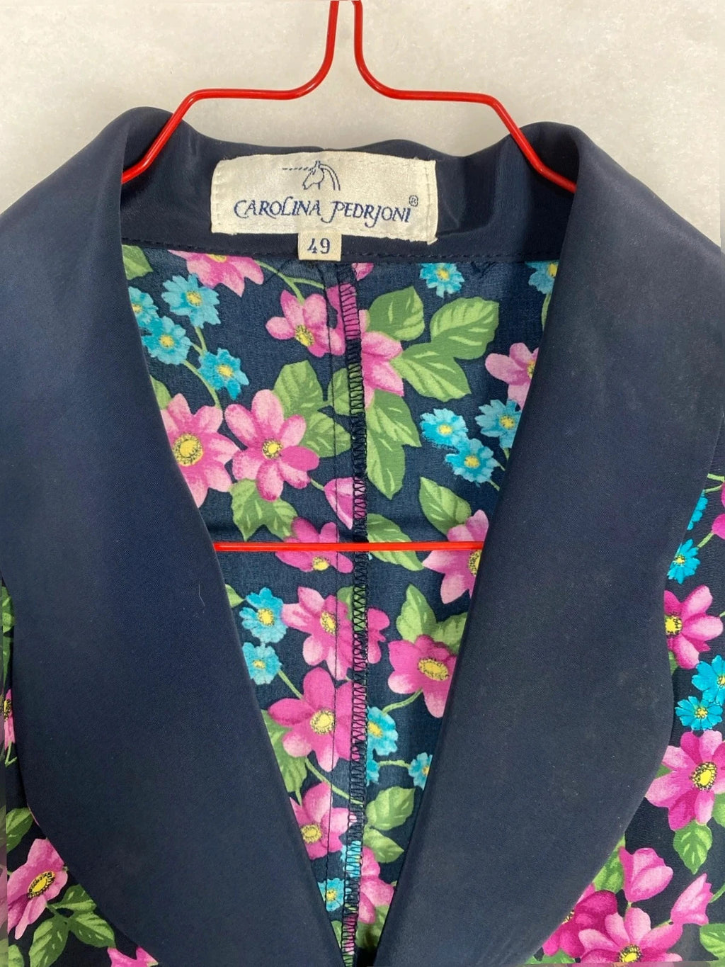 Blazer Carolina Pedrjoni Vintage Donna – Taglia XL (IT 46)