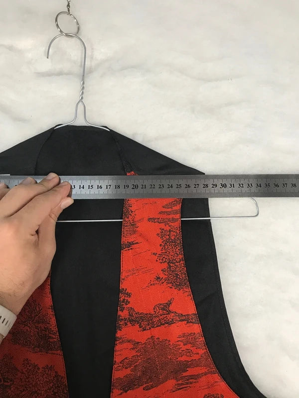 Gilet vintage uomo retro nero