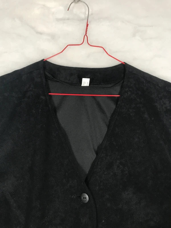 Gilet vintage donna dettaglio scollo