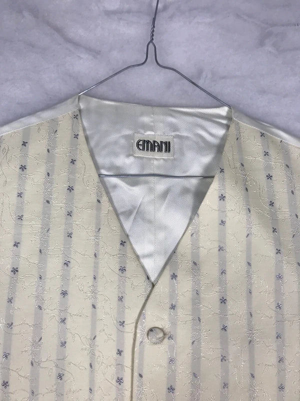 Gilet elegante uomo dettaglio fantasia
