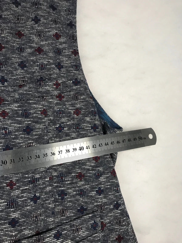 Gilet vintage uomo dettaglio tessuto