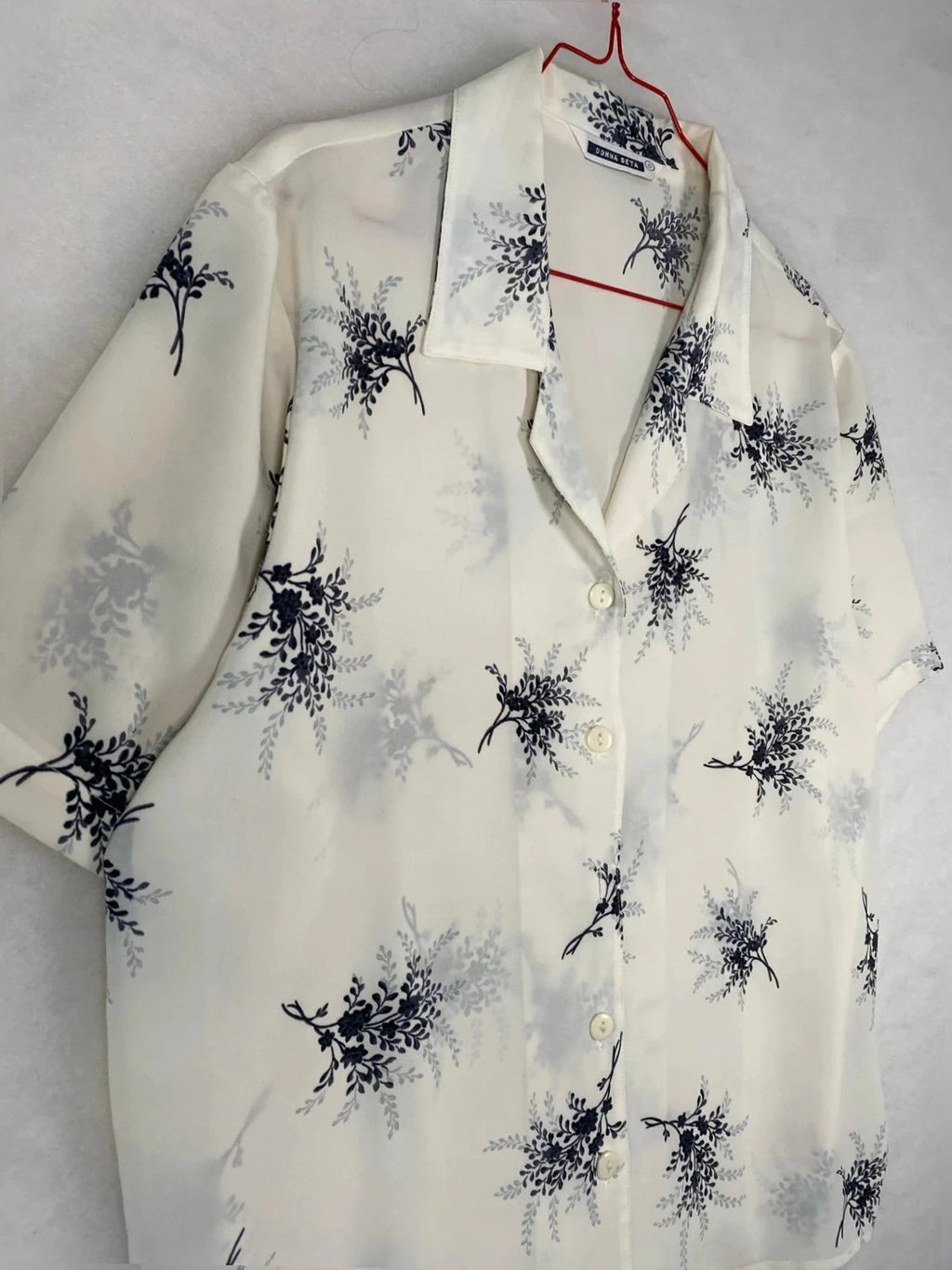 Camicie donna seta Vintage Donna – Taglia S (IT 40)
