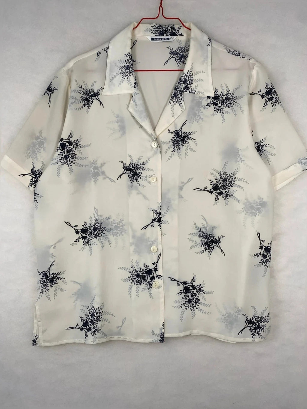 Camicie donna seta Vintage Donna – Taglia S (IT 40)
