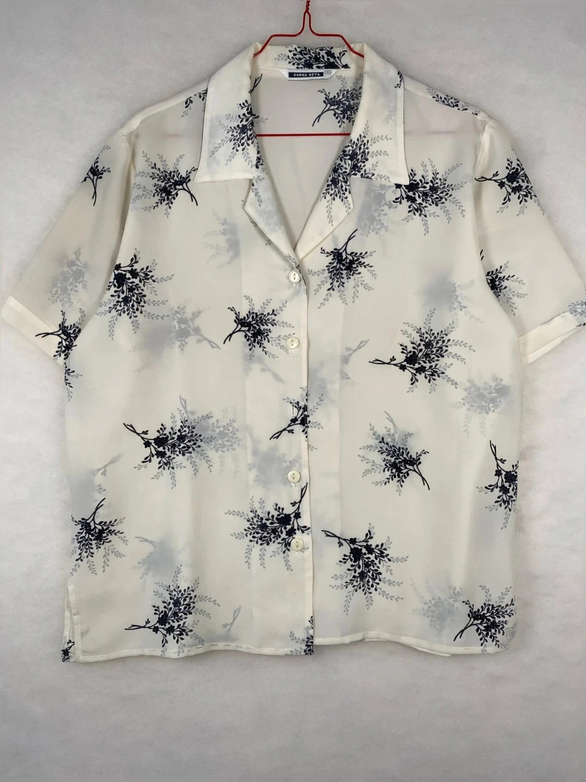 Camicie donna seta Vintage Donna – Taglia S (IT 40)
