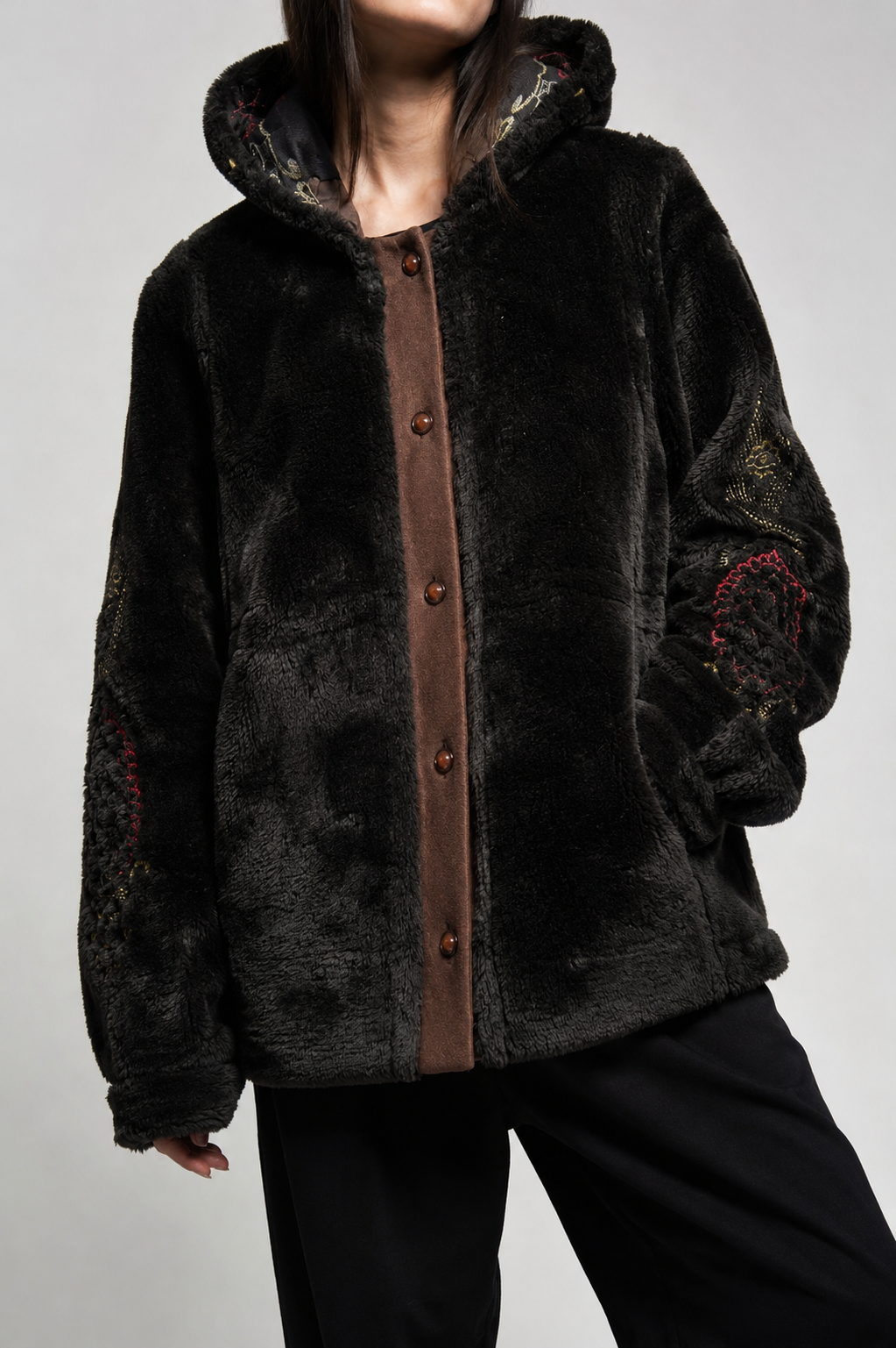 Eco-pelliccia vintage – Donna Taglia M
