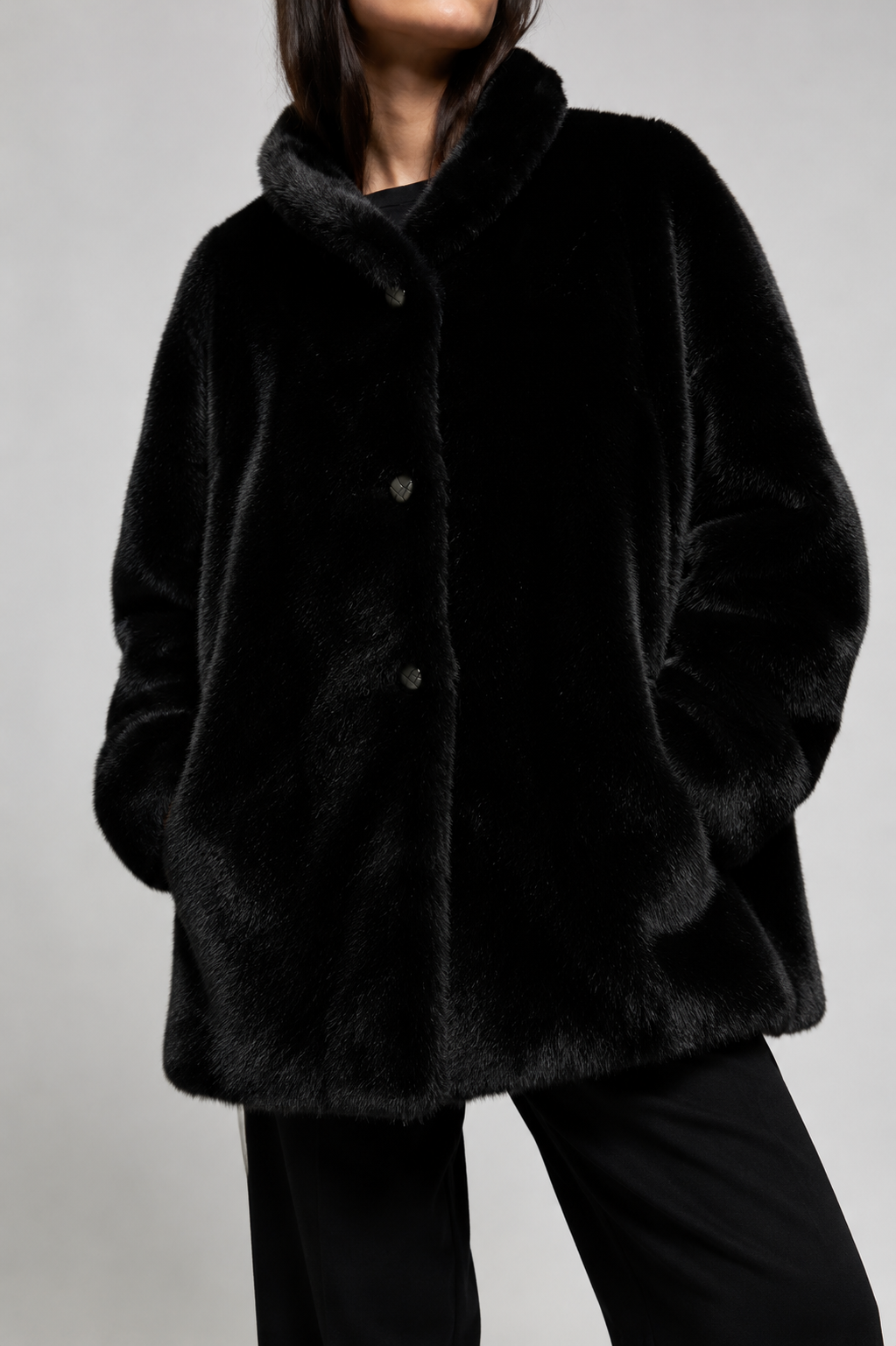 Eco-pelliccia vintage – Donna Taglia S