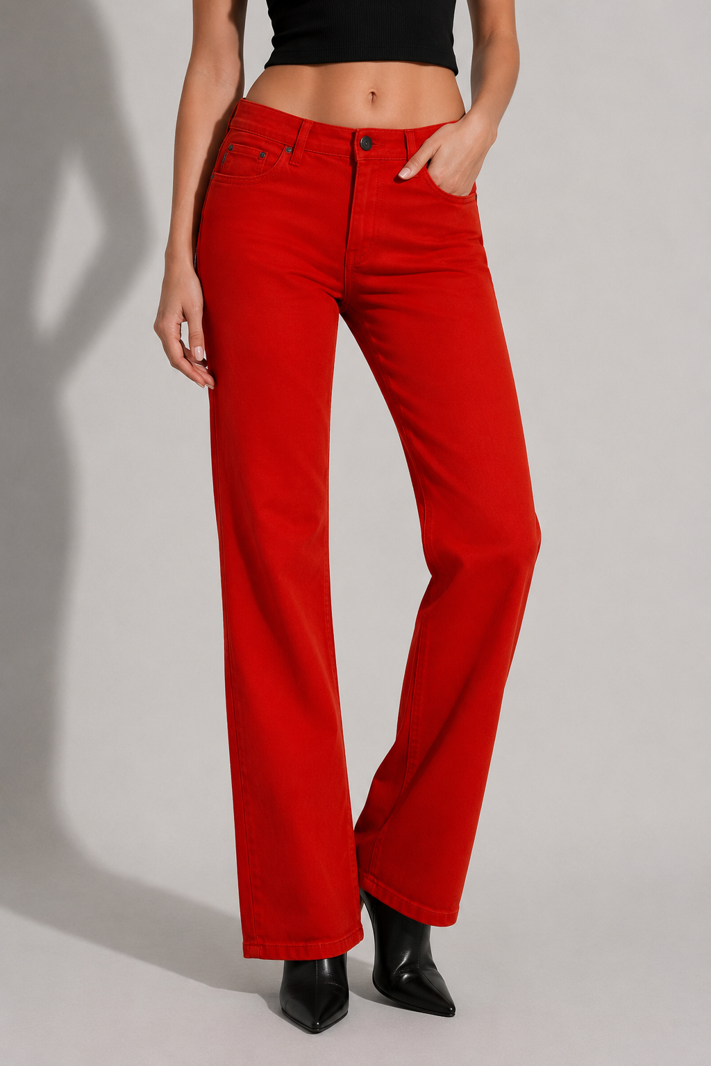 Jeans Moschino Jeans rosso skinny – Donna Taglia XXL (IT 48)