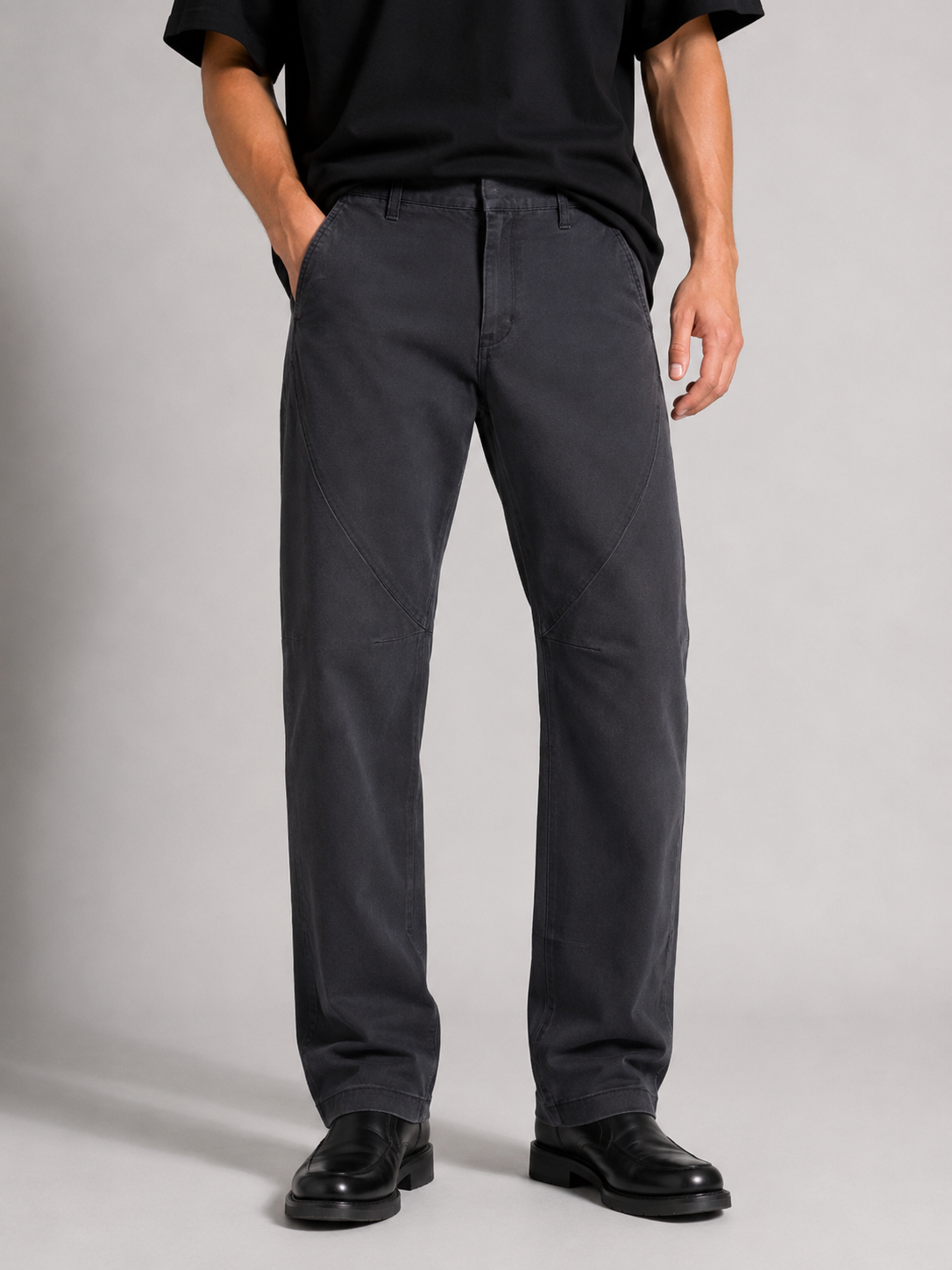 Pantaloni Brunello Cucinelli eleganti grigio antracite – Uomo Taglia S