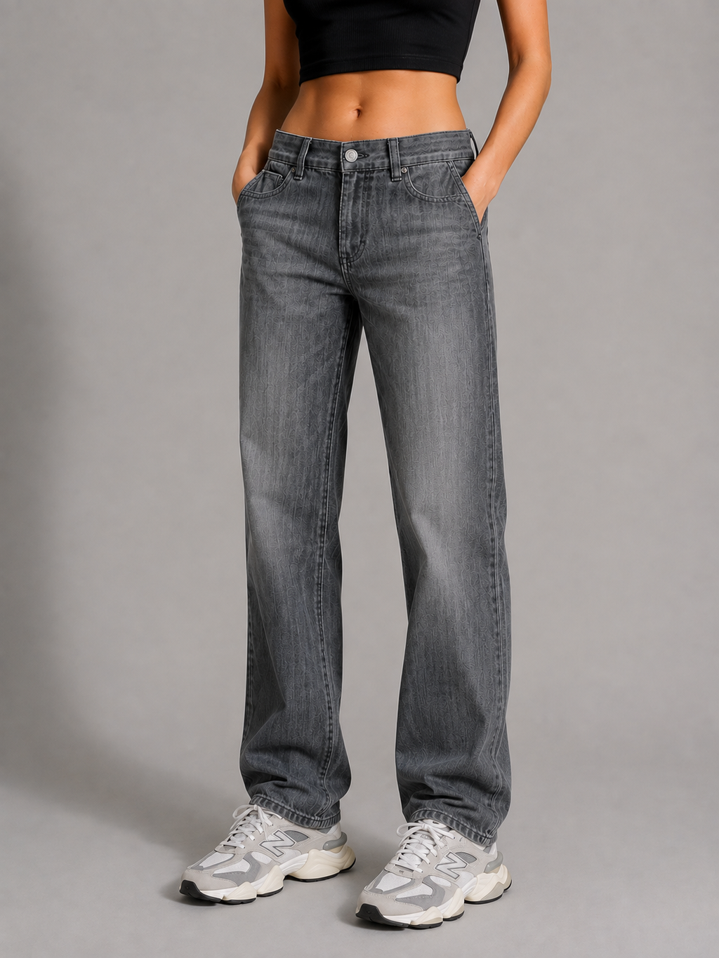 Pantaloni Versace Collection grigi – Donna Taglia IT 38 (W29)