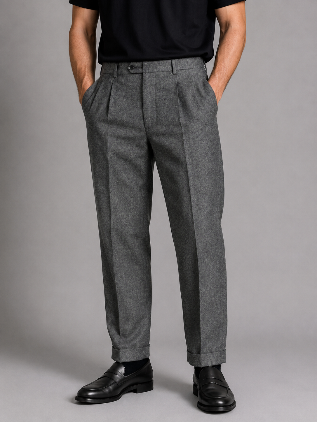 Pantaloni sartoriali Loro Piana grigi – Uomo Taglia IT 58 (W48)