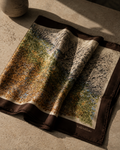 Foulard Valentino in seta, stampa alberi – Vintage