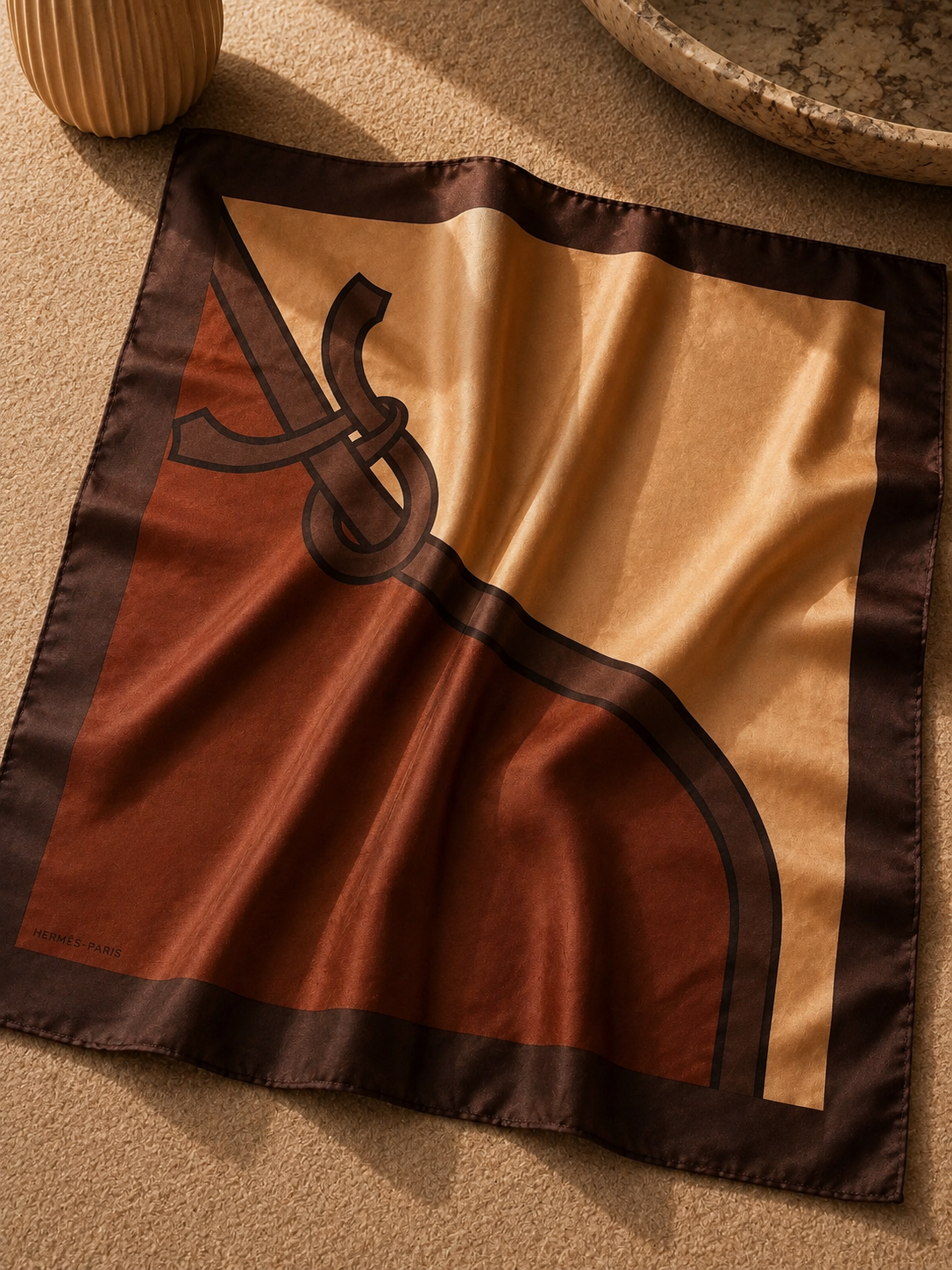 Foulard Roberta di Camerino color block – Vintage