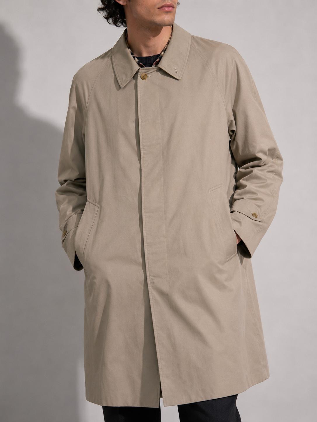 Trench Burberrys beige sartoria Brigatti Milano – Uomo Taglia L