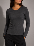 Top Dolce & Gabbana grigio manica lunga – Donna Taglia S (IT 40)