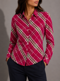 Camicia Burberry tartan rossa – Donna Taglia XS