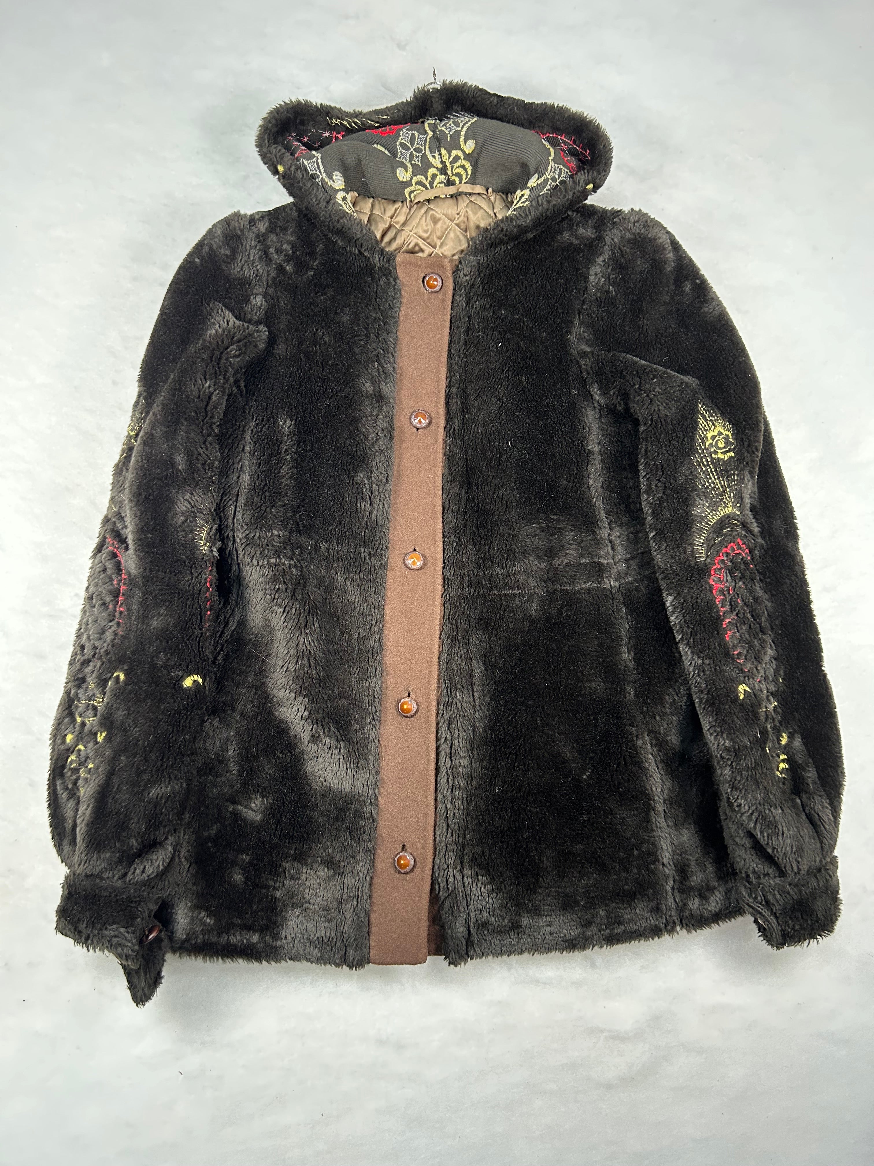 Eco-pelliccia vintage – Donna Taglia M