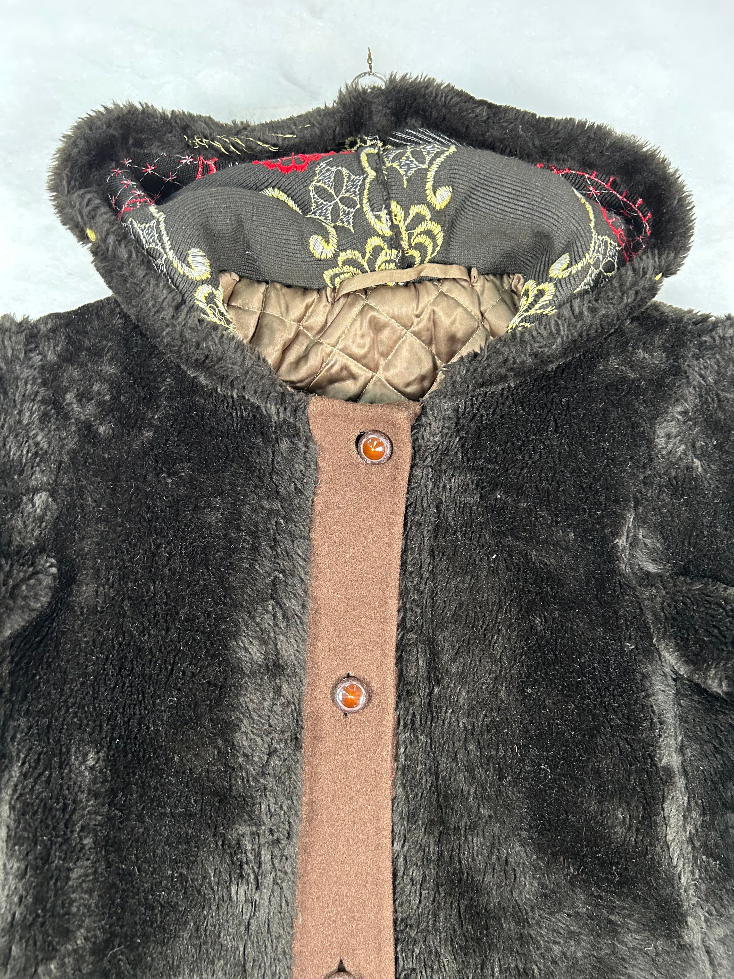 Eco-pelliccia vintage – Donna Taglia M