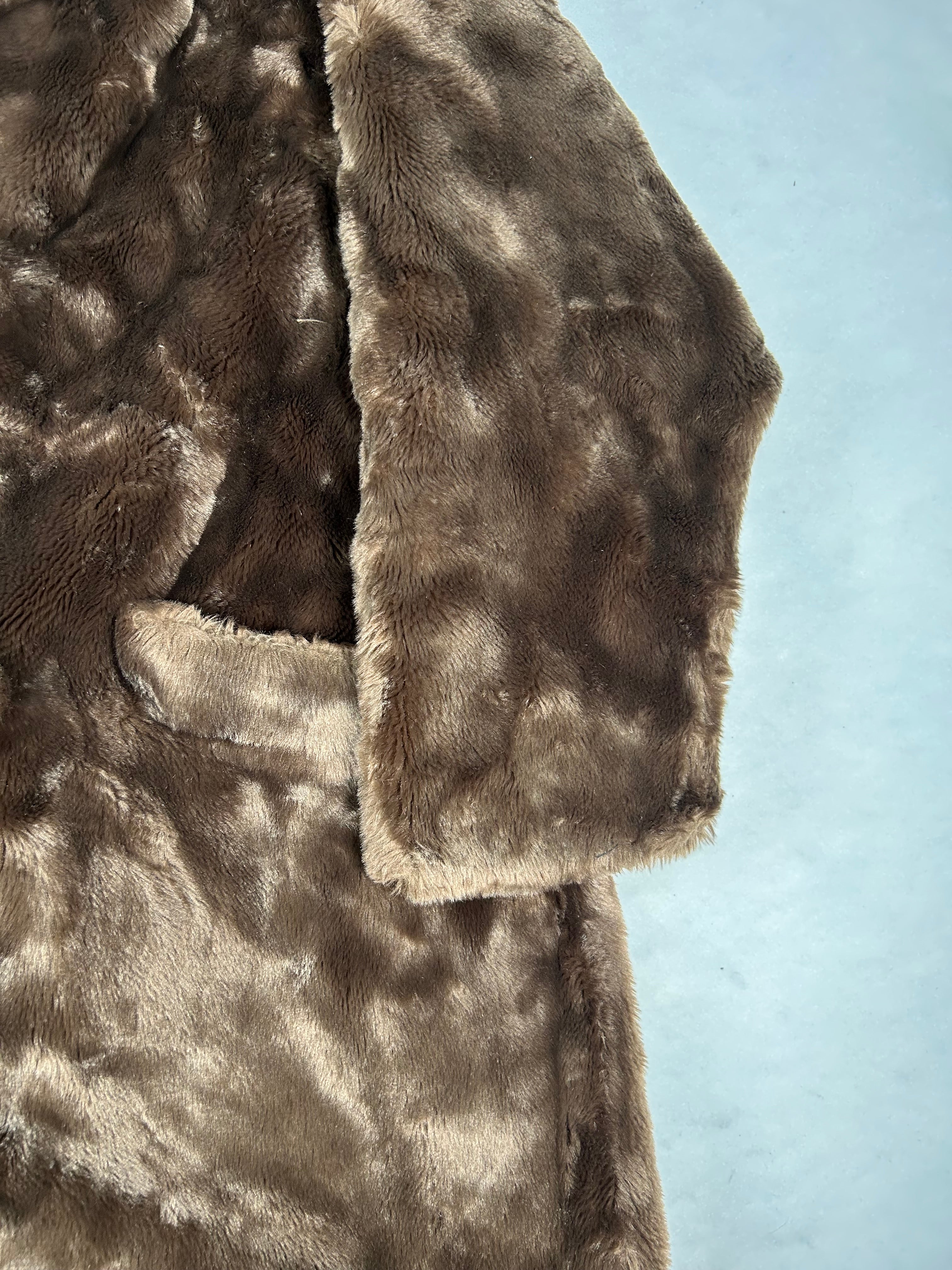 Eco Pelliccia Vintage Taglia M Donna