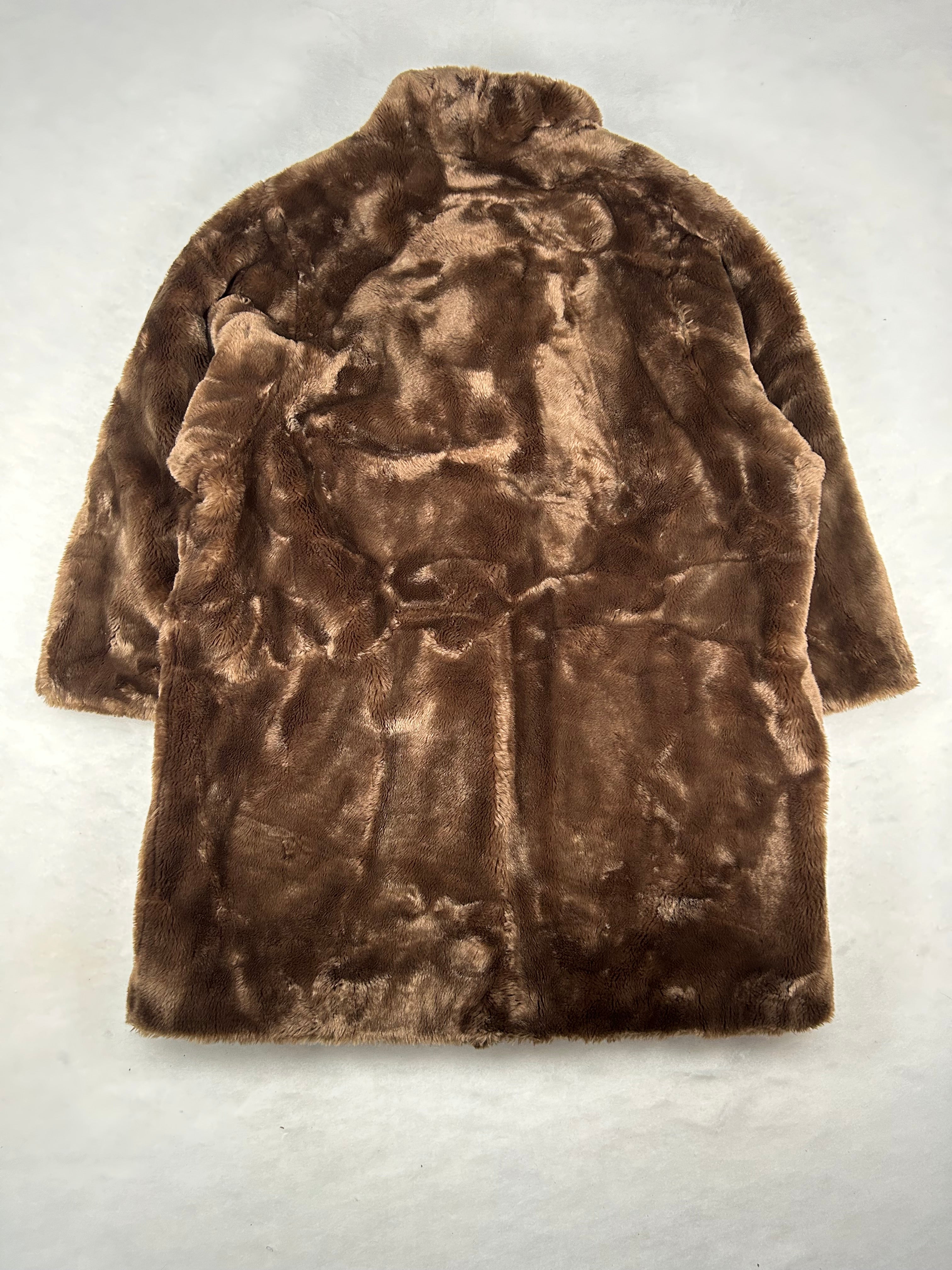 Eco Pelliccia Vintage Taglia M Donna