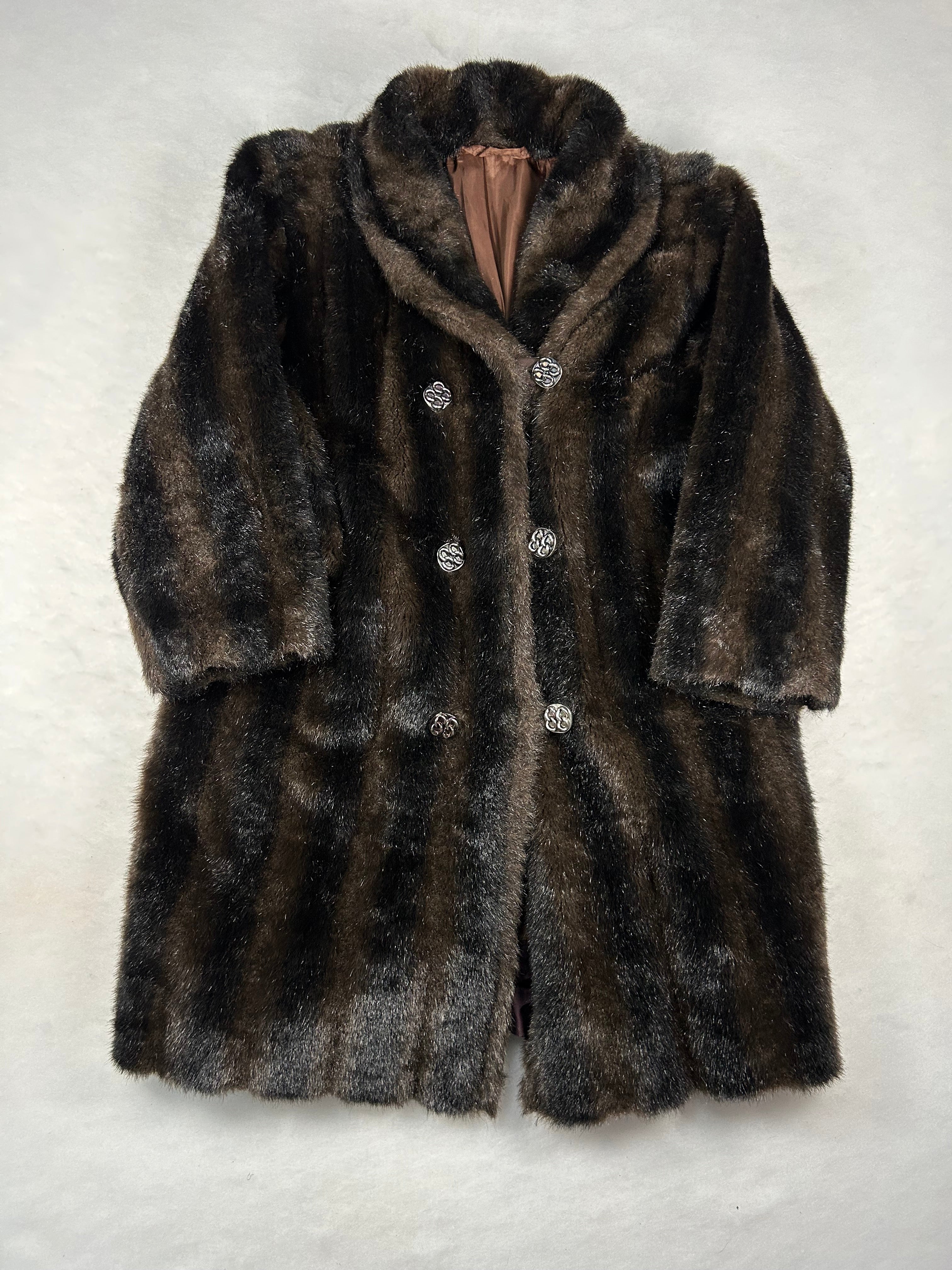 Eco-pelliccia vintage – Donna Taglia L